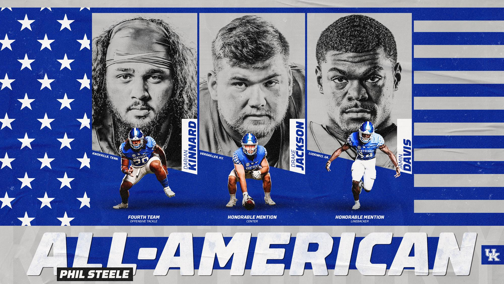Three Wildcats Earn Phil Steele All-America Honors