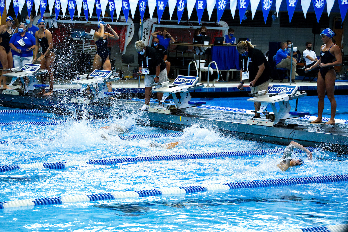 .

Kentucky Swim and Dive Blue and White meet.

Photo by Eddie Justice | UK Athletics