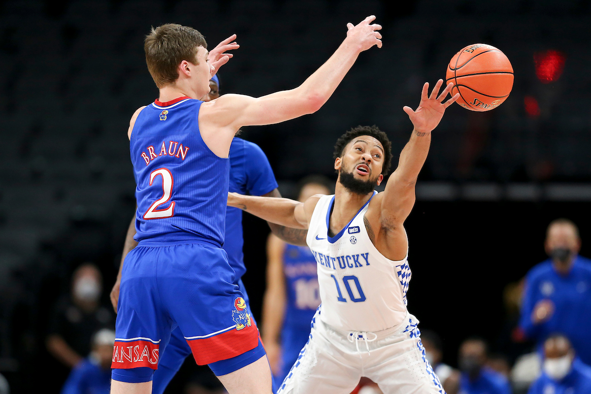 Davion Mintz.

Kentucky falls to Kansas, 65-62, in the State Farm Champions Classic.

Photo by Chet White | UK Athletics