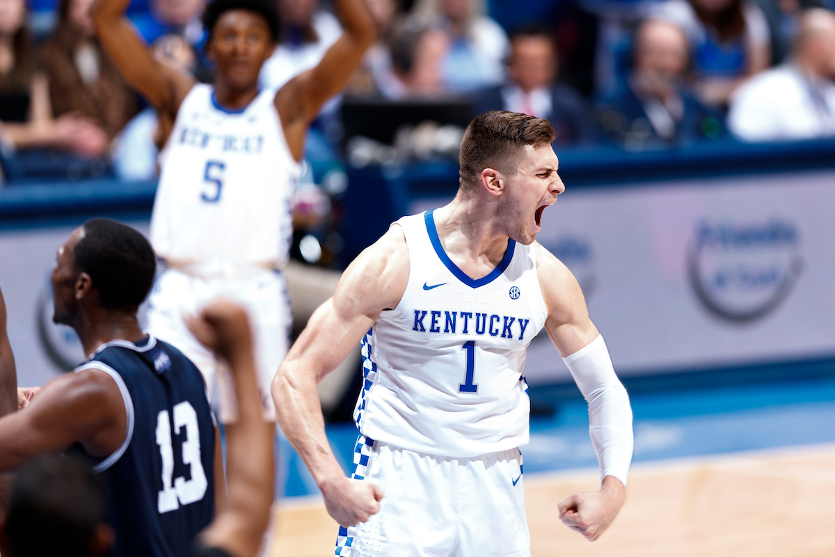 Nate Sestina.

Kentucky beat Mount St. Mary?s 82-62.


Photo by Elliott Hess | UK Athletics