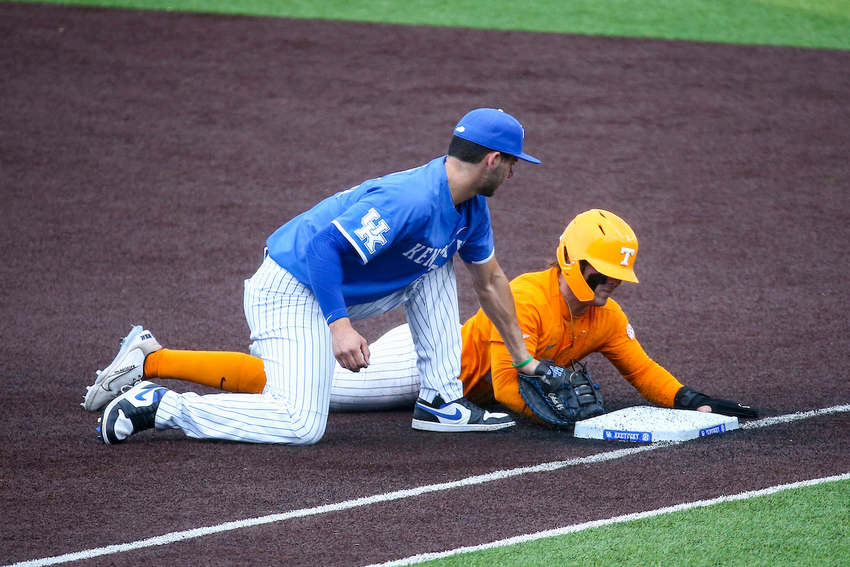 Jacob Plastiak.

Kentucky loses to Tennessee 7-2.

Photo by Sarah Caputi | UK Athletics