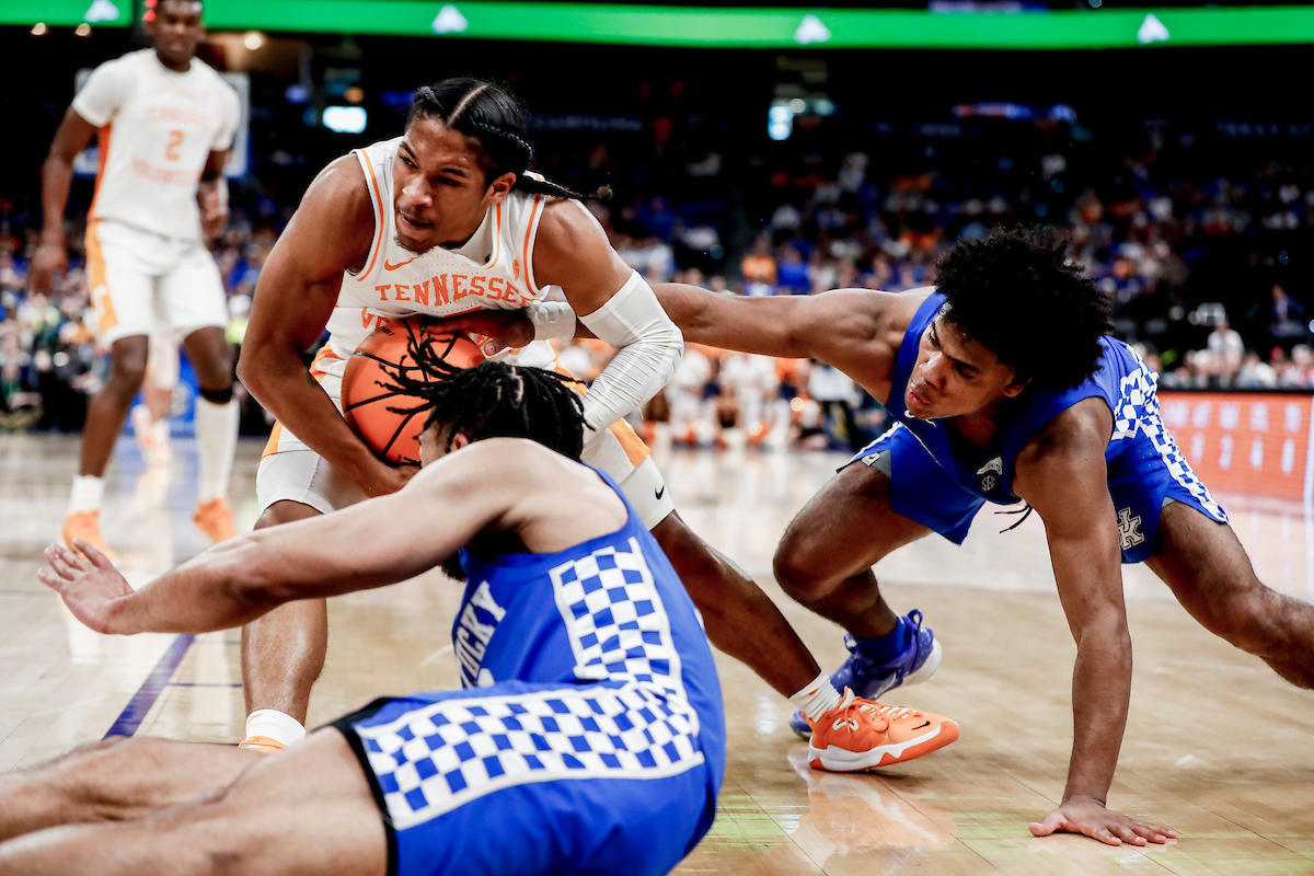 Sahvir Wheeler. Davion Mintz.

Kentucky loses to Tennessee 69-62.

Photos by Chet White | UK Athletics