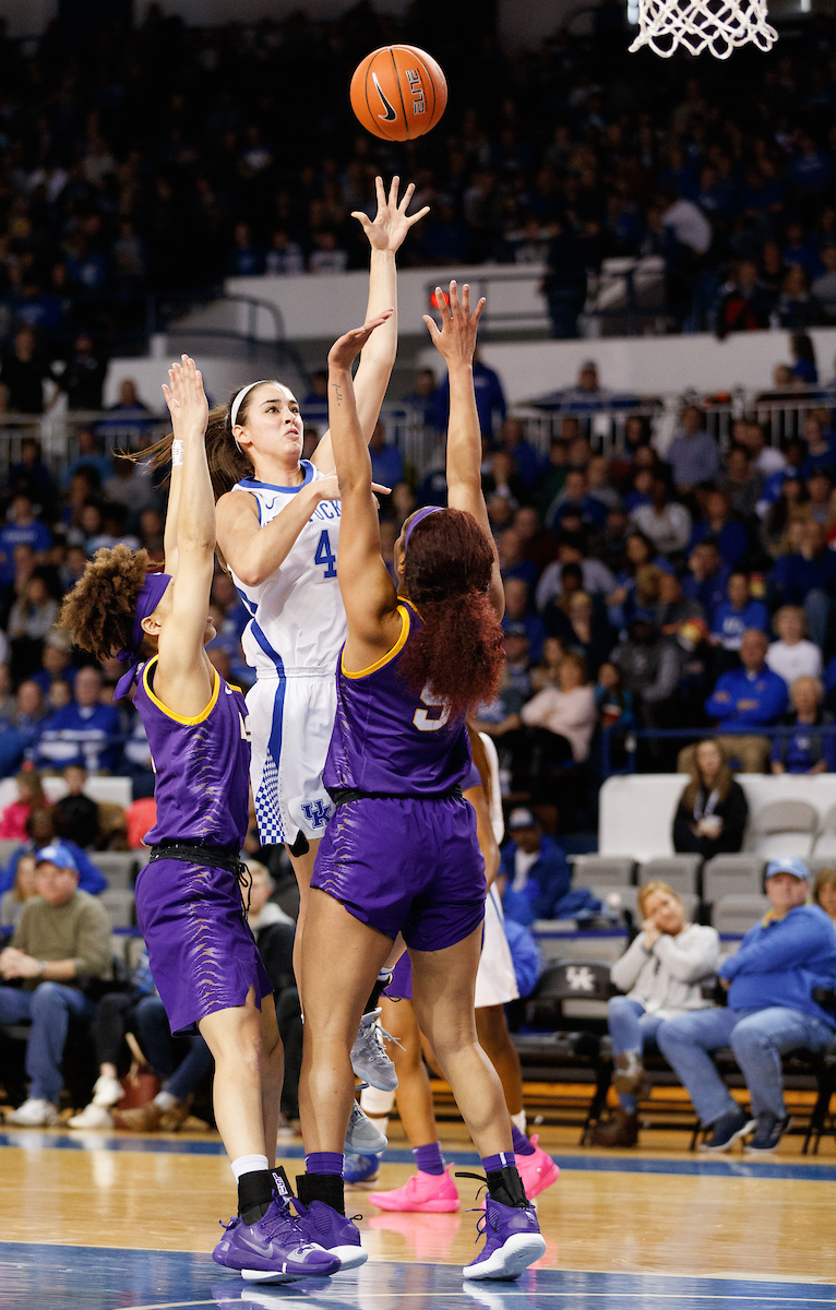 Maci Morris.


The UK women?s basketball team beat LSU on senior day on Sunday, February 24, 2019.

Photo by Elliott Hess | UK Athletics