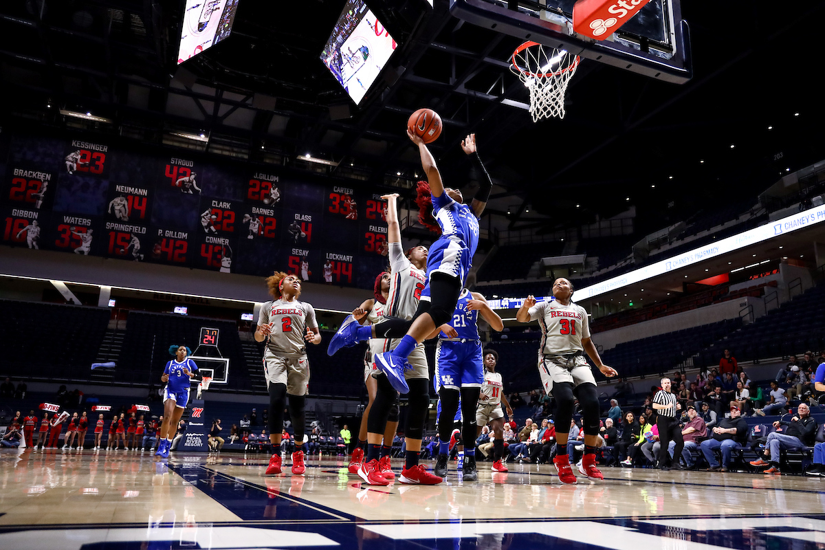 Jaida Roper. 

Kentucky beat Ole Miss 94-52.

Photo by Eddie Justice | UK Athletics