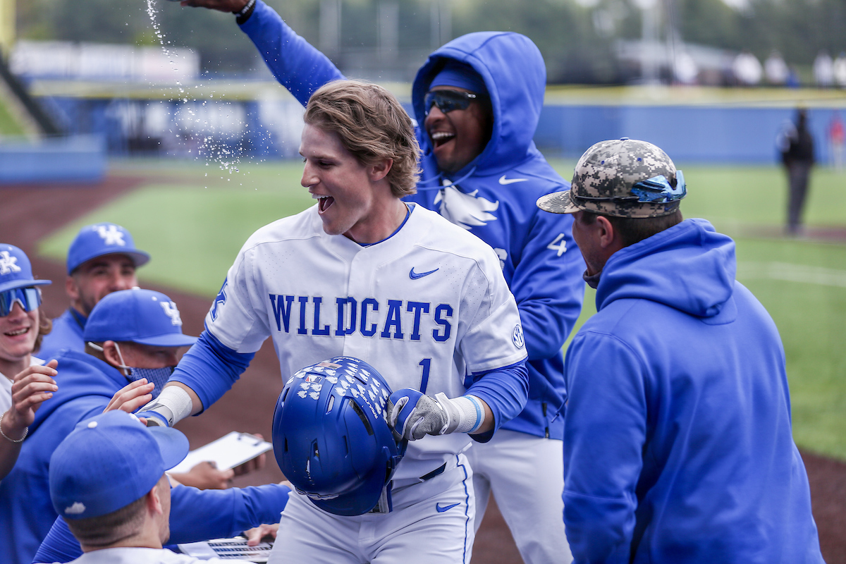 John Rhodes and Zeke Lewis.

Kentucky beats Alabama 11 - 0.

Photo by Sarah Caputi | UK Athletics