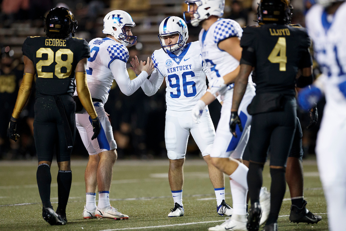 Matt Ruffolo.

Kentucky beats Vandy, 34-17.

Photo by Elliott Hess | UK Athletics