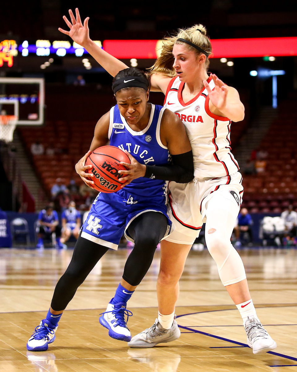 Robyn Benton. 

Kentucky loses to Georgia 78-66 at the SEC Tournament. 

Photo by Eddie Justice | UK Athletics