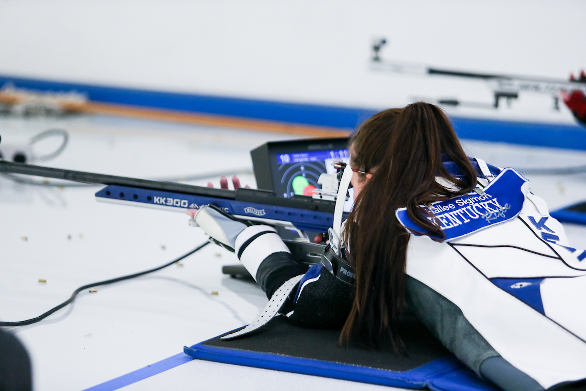 Hailee Sigmon.

Kentucky defeats Murray and Morehead.

Photo by Hannah Phillips | UK Athletics