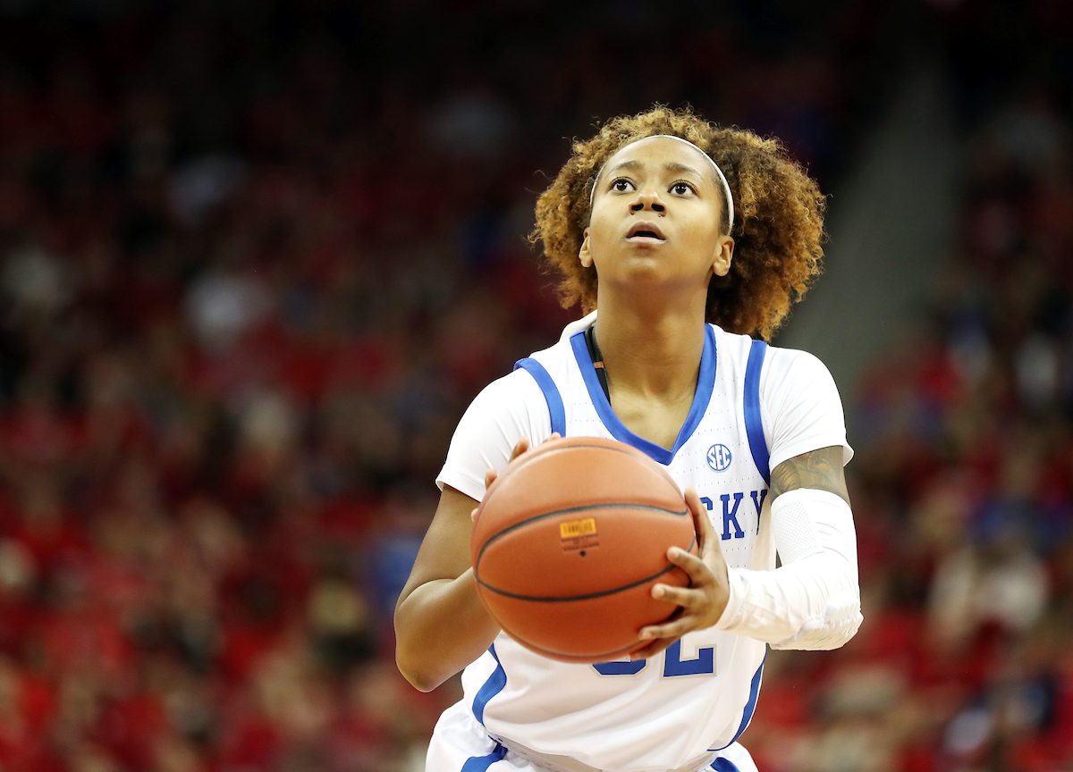 Jaida Roper

Women's Basketball loses to Louisville on Sunday, December 9, 2018 at the Yum! Center.  

Photo by Britney Howard  | UK Athletics