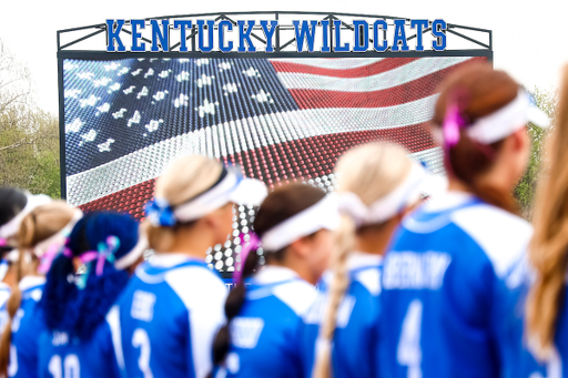 National Anthem.

Kentucky loses to Mississippi St.

Photo by Eddie Justice | UK Athletics