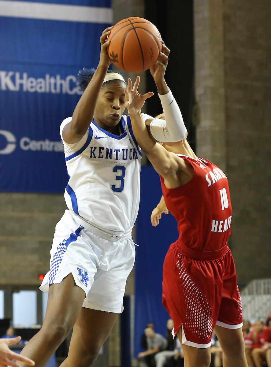 KeKe McKinney. 

UK beats to Sacred Heart University 71-43. 


Photo By Barry Westerman | UK Athletics