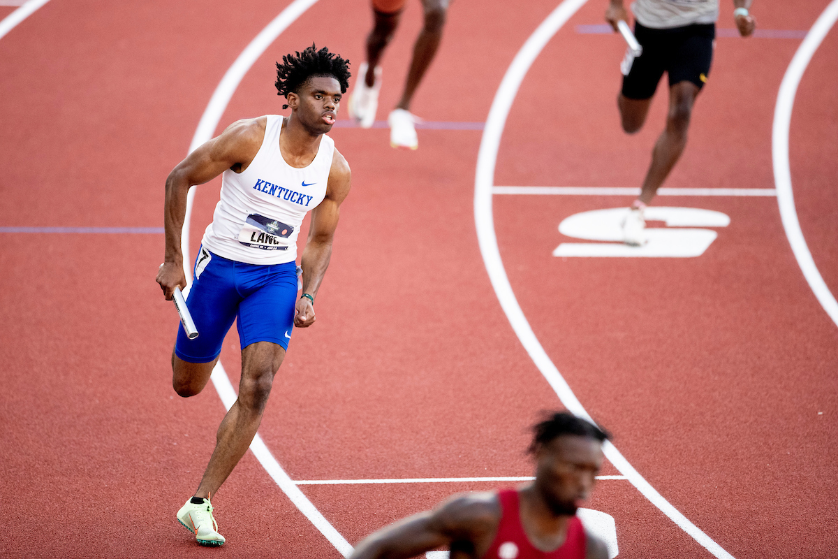 Lance Lang.

Day one. NCAA Track and Field Outdoor Championships.

Photo by Chet White | UK Athletics