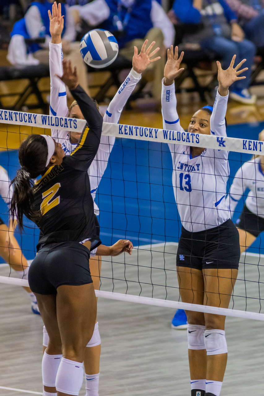 Leah Edmond. 

Kentucky beats Mizzou 3-0. 

Photo by Grant Lee | UK Athletics