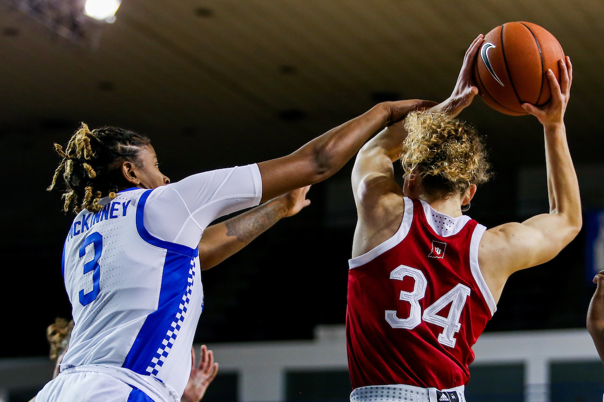 KeKe McKinney.

Kentucky beats Indiana 72-68.

Photo by Hannah Phillips | UK Athletics