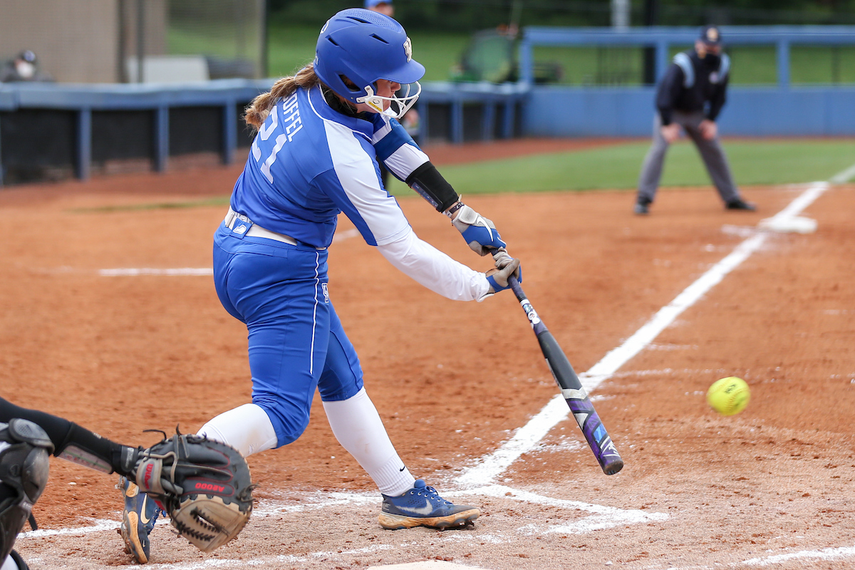 Erin Coffel.

Kentucky loses to Georgia 8 - 9.

Photo by Sarah Caputi | UK Athletics