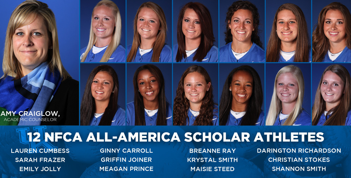 Softball Team, 12 Players Honored by NFCA for Academics