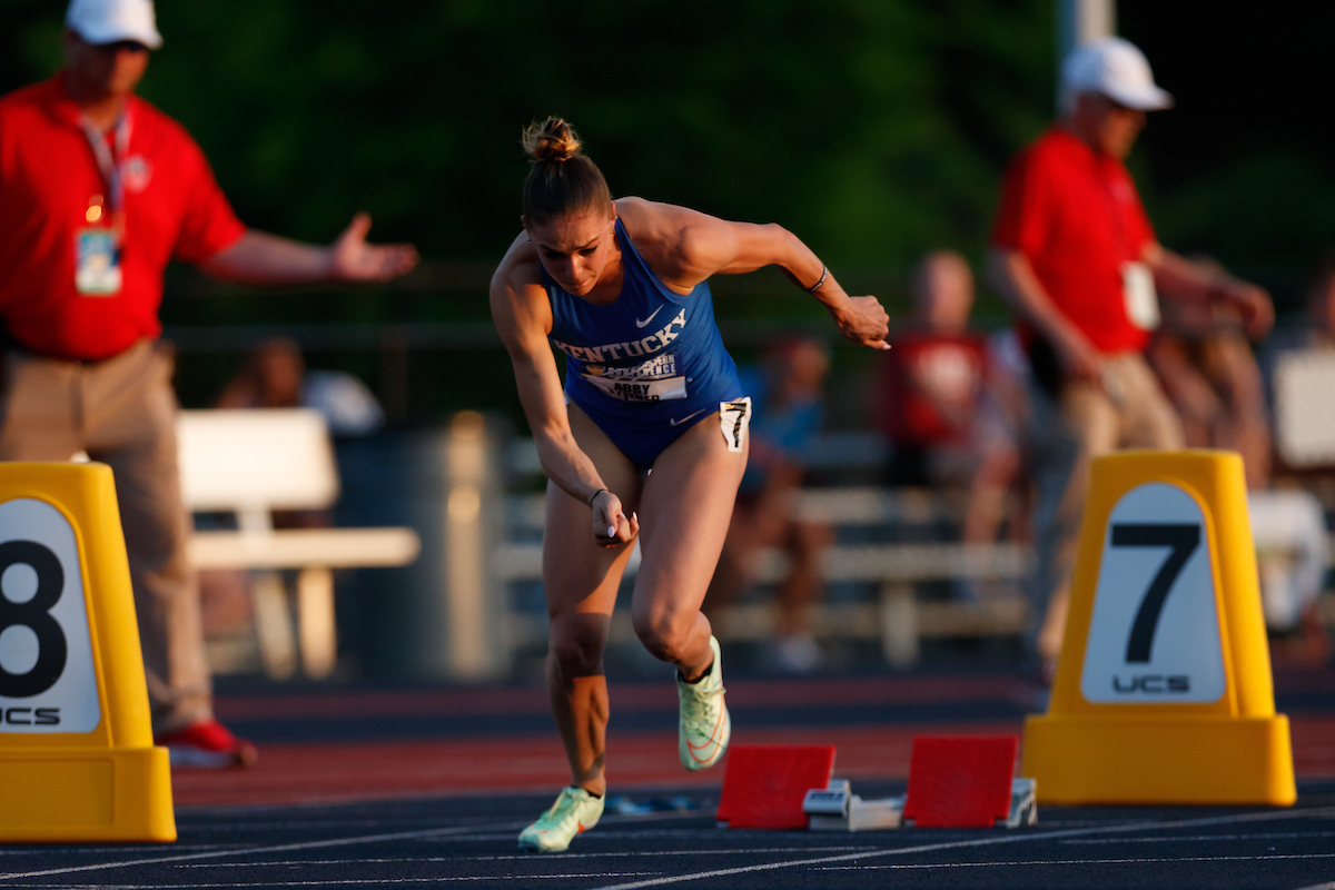 Abby Steiner.

SEC Day 3.

Elliott Hess | UK Athletics