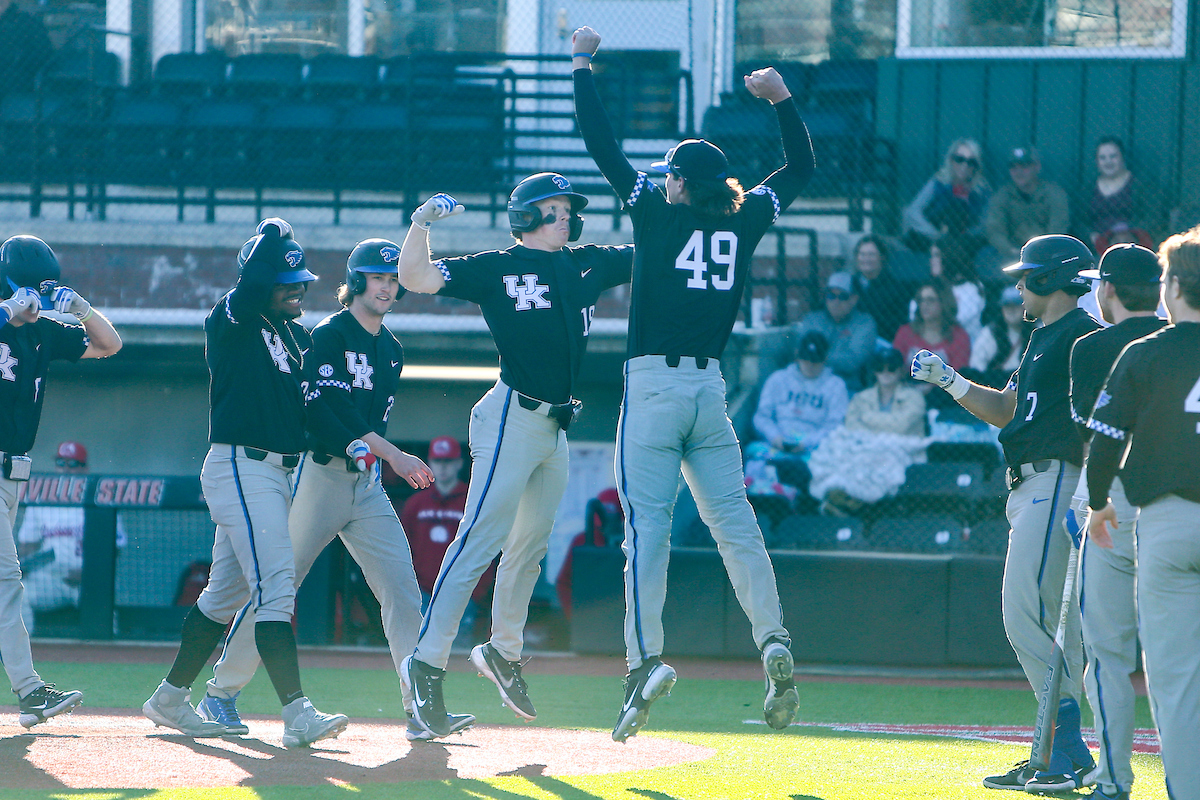 Nolan McCarthy and Austin Strickland.

Kentucky defeats Jacksonville State 15-1.

Photo by Sarah Caputi | UK Athletics
