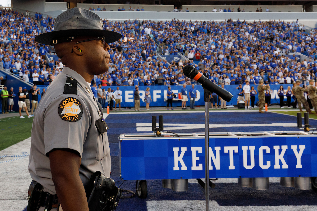 National Anthem.


UK beat EMU 38-17.


Photo by Elliott Hess | UK Athletics