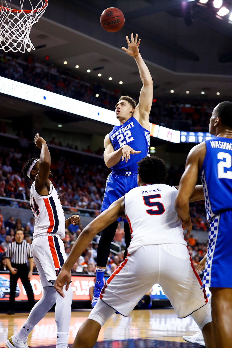 Reid Travis.

Kentucky beat Auburn 82-80 at Auburn Arena in Auburn, AL., on Saturday, January 19, 2019.

Photo by Chet White | UK Athletics