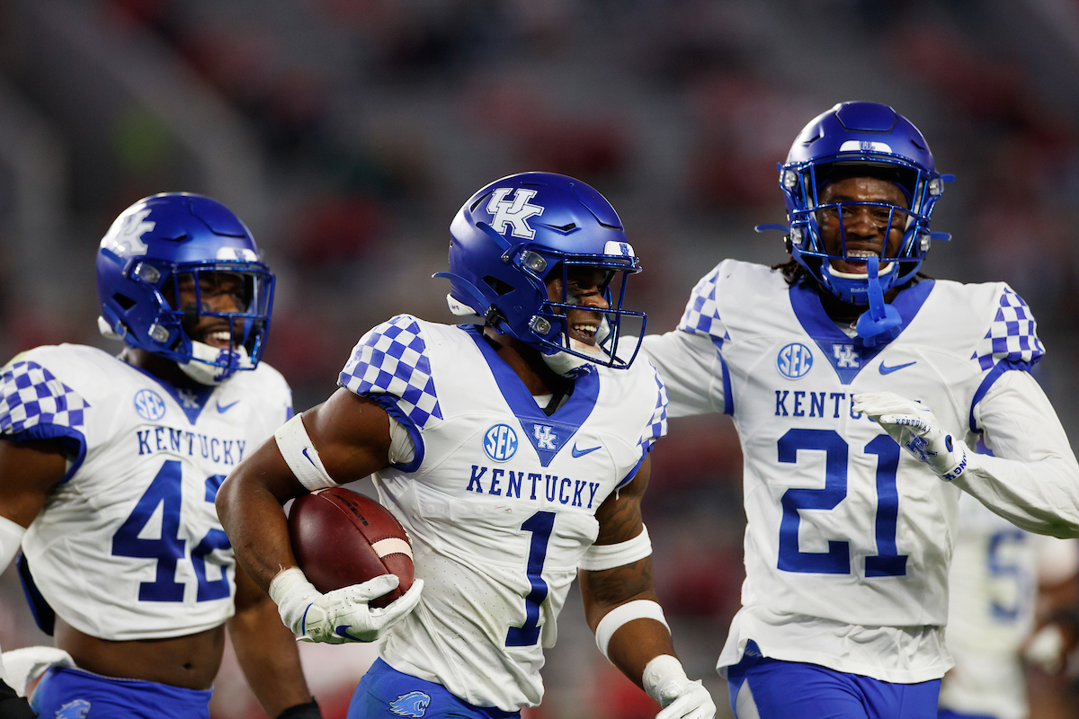 KELVIN JOSEPH.

Kentucky falls to Alabama, 63-3.

Photo by Elliott Hess | UK Athletics