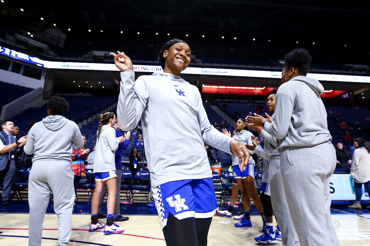 Ogechi Anyagaligbo. 

Kentucky beat Ole Miss 94-52.

Photo by Eddie Justice | UK Athletics
