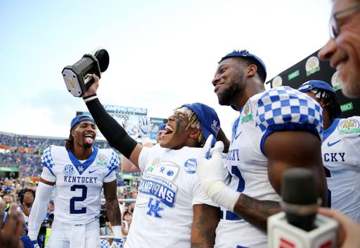 Benny Snell
The UK Football team beat Penn State 27-24 in the Citrus Bowl. 

Photo by Britney Howard  | UK Athletics