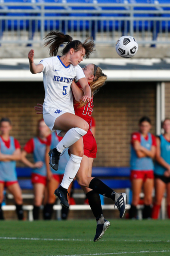 Lilly Huber. 

Kentucky beats Louisiana Lafayette 5-0. 

Photo By Barry Westerman | UK Athletics