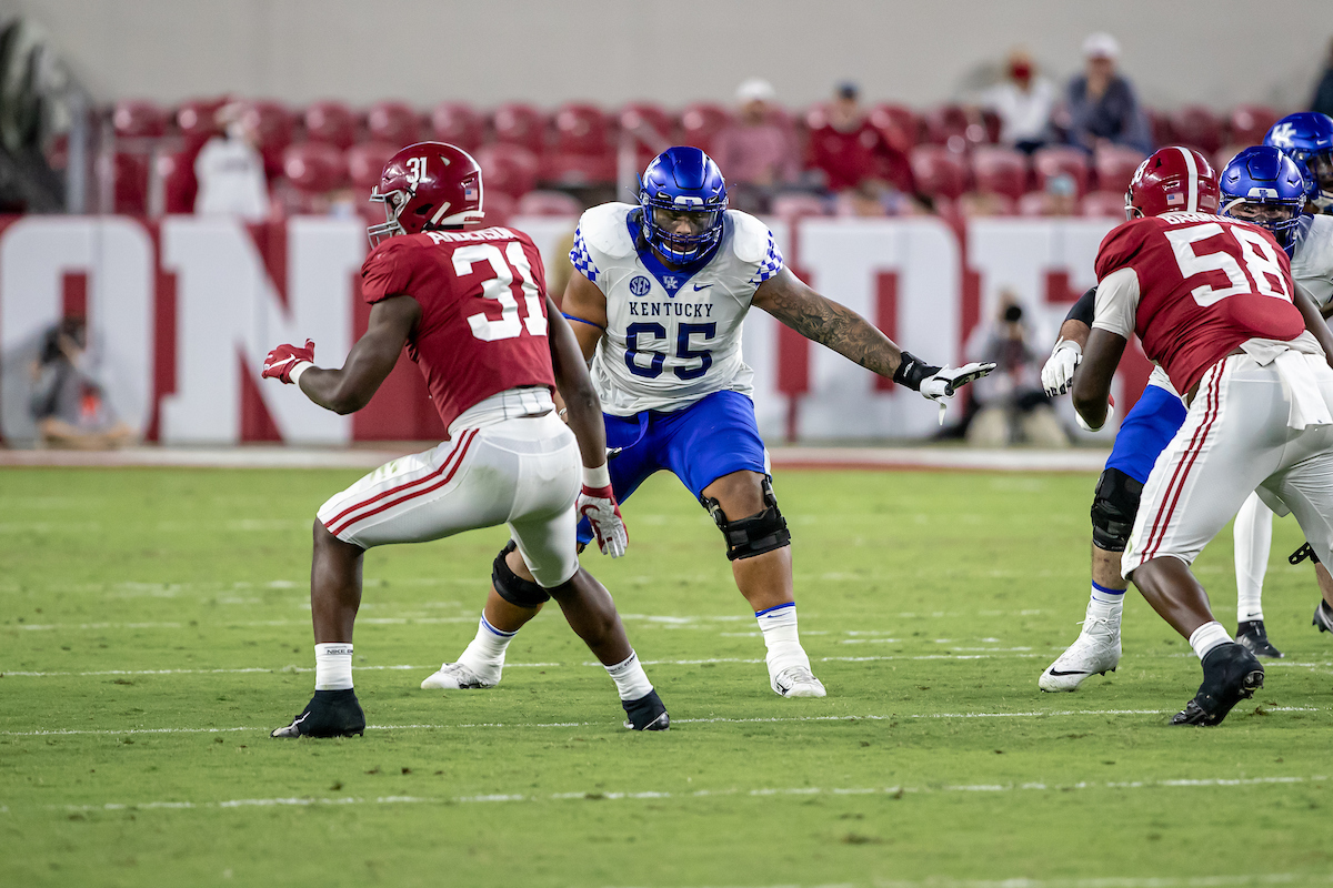 Darian Kinnard

Alabama defeats Kentucky 63-3

Photo By Brian Moriarty | UK Football