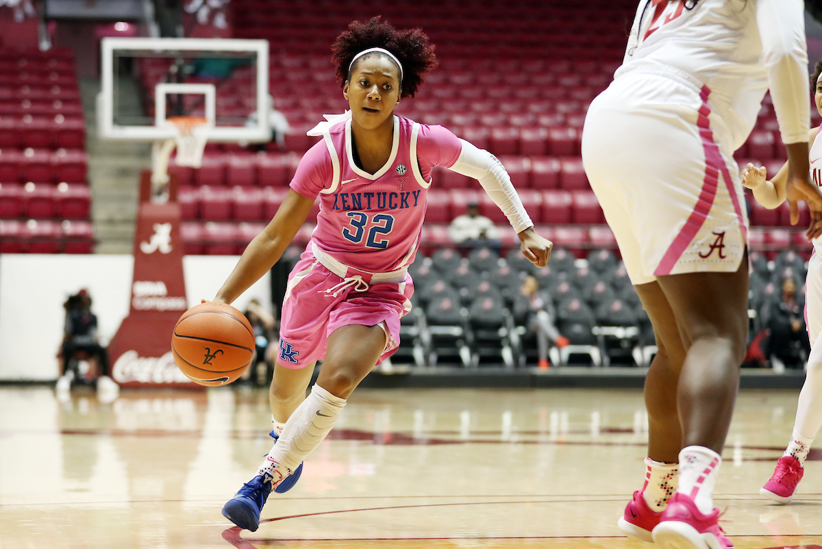 Jaida Roper

The UK Women's Basketball team beat Alabama.
Photo by Britney Howard | UK Athletics