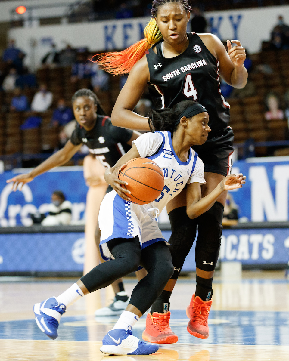 Chasity Patterson.

Kentucky falls to South Carolina 75-70.

Photo by Elliott Hess | UK Athletics