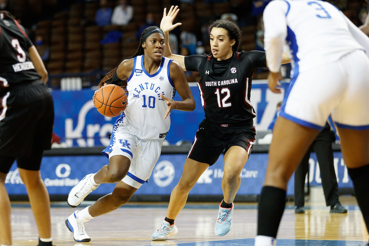 Rhyne Howard.

Kentucky falls to South Carolina 75-70.

Photo by Elliott Hess | UK Athletics