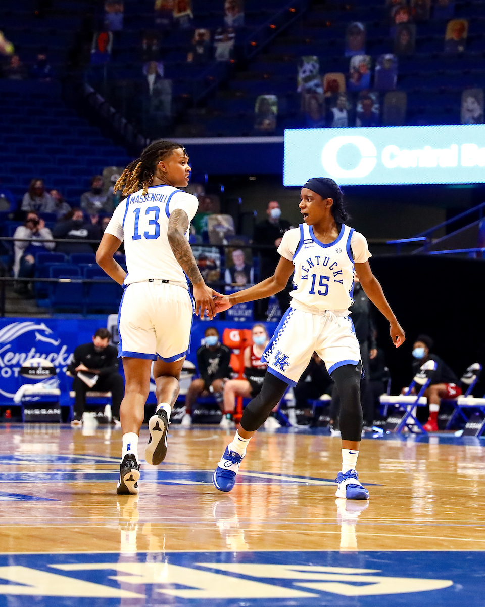 Chasity Patterson. 

Kentucky beats Alabama 81-68.

Photo by Eddie Justice | UK Athletics