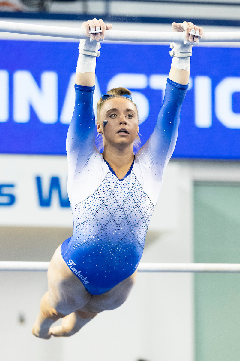 Shealyn Luksik.

2021-22 Blue-White Meet.

Photo by Grant Lee | UK Athletics