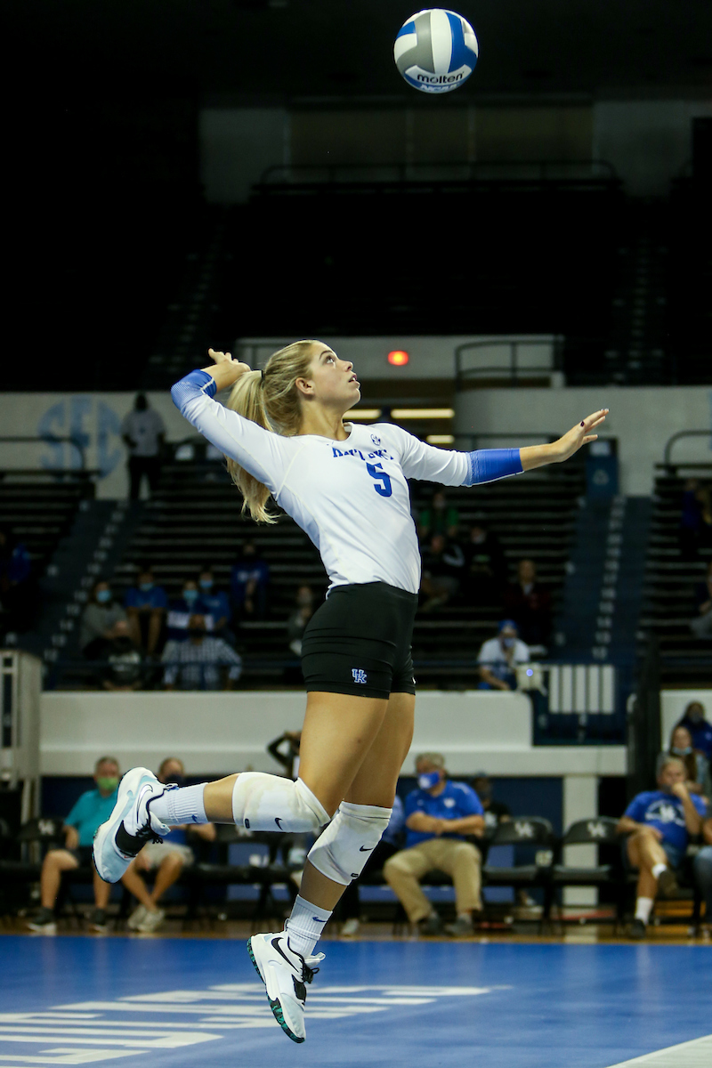 Lauren Tharp.

Kentucky beats Mizzou 3 - 0.

Photo by Sarah Caputi | UK Athletics