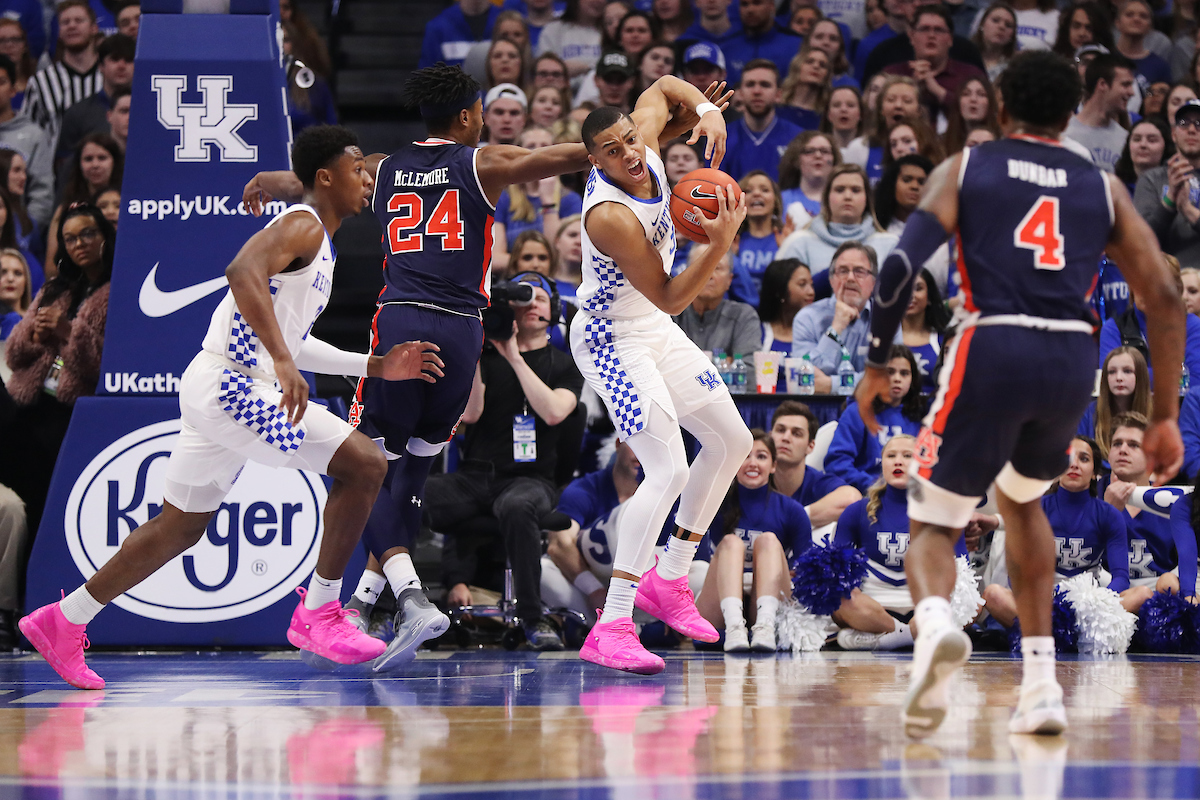Keldon Johnson.

Kentucky beats Auburn, 80 - 53.

Photo by Quinn Foster | UK Athletics