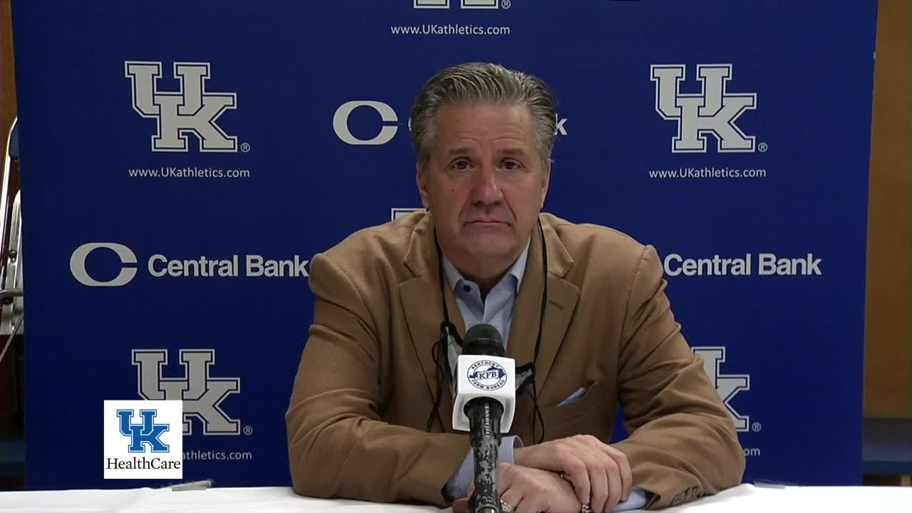 MBB: Coach Calipari - Tennessee Postgqame