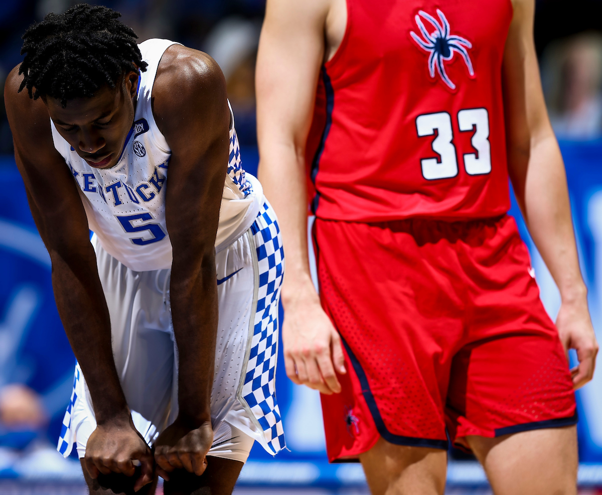 Terrence Clarke.

Kentucky falls to Richmond, 76-64.

Photo by Chet White | UK Athletics
