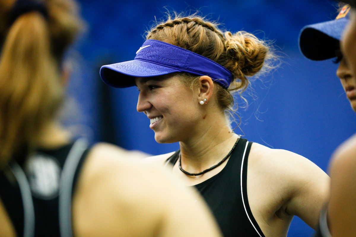AKVIL? PARA?INSKAIT?.

Women's Tennis comes out on top of Mississippi State on Senior Day.


Photo by Isaac Janssen | UK Athletics