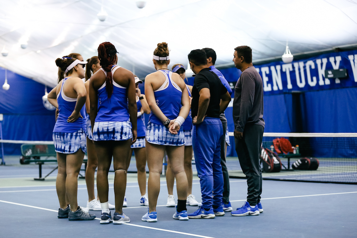 Team.

Kentucky women's tennis hosts Indiana

Photo by Maddie Baker | UK Athletics