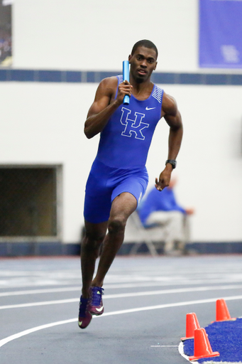 Dwight St. Hilaire. 

Jingle Bells Open.

Photo by Isaac Janssen | UK Athletics