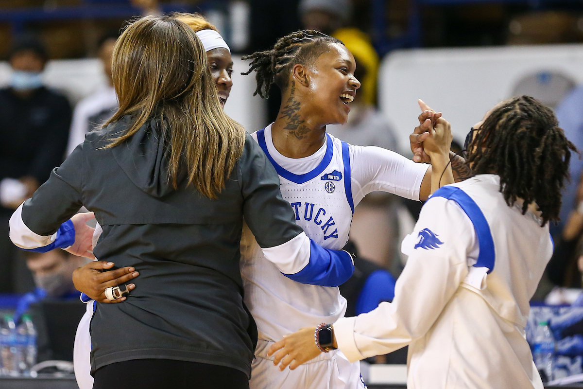 Jazmine Massengill.

Kentucky beats Mississippi State 81-74.

Photo by Abbey Cutrer | UK Athletics