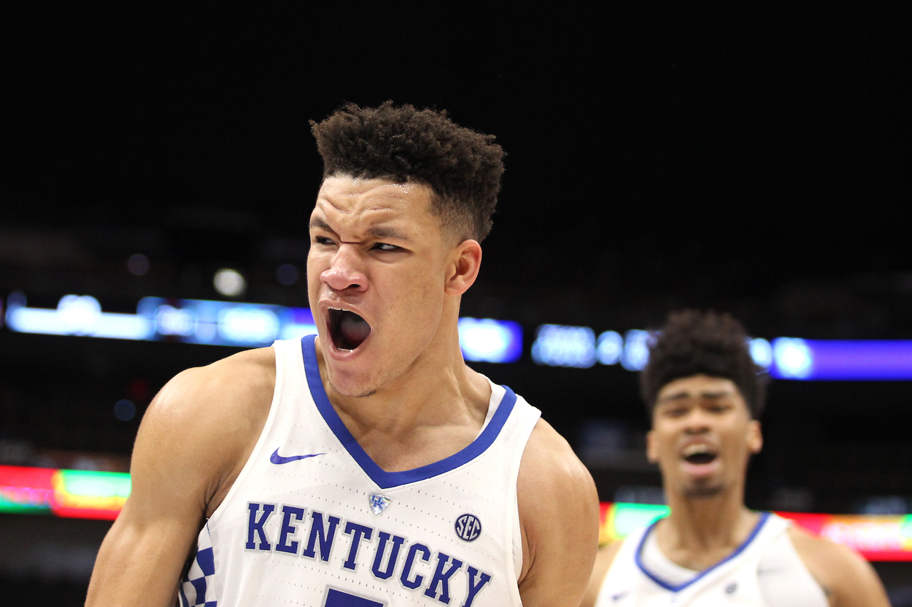 Kevin Knox.

University of Kentucky men's basketball team in action against UCLA on Saturday, December 23rd, 2017, at the Smoothie King Center in New Orleans, Louisiana.

Photo by Quinn Foster I UK Athletics