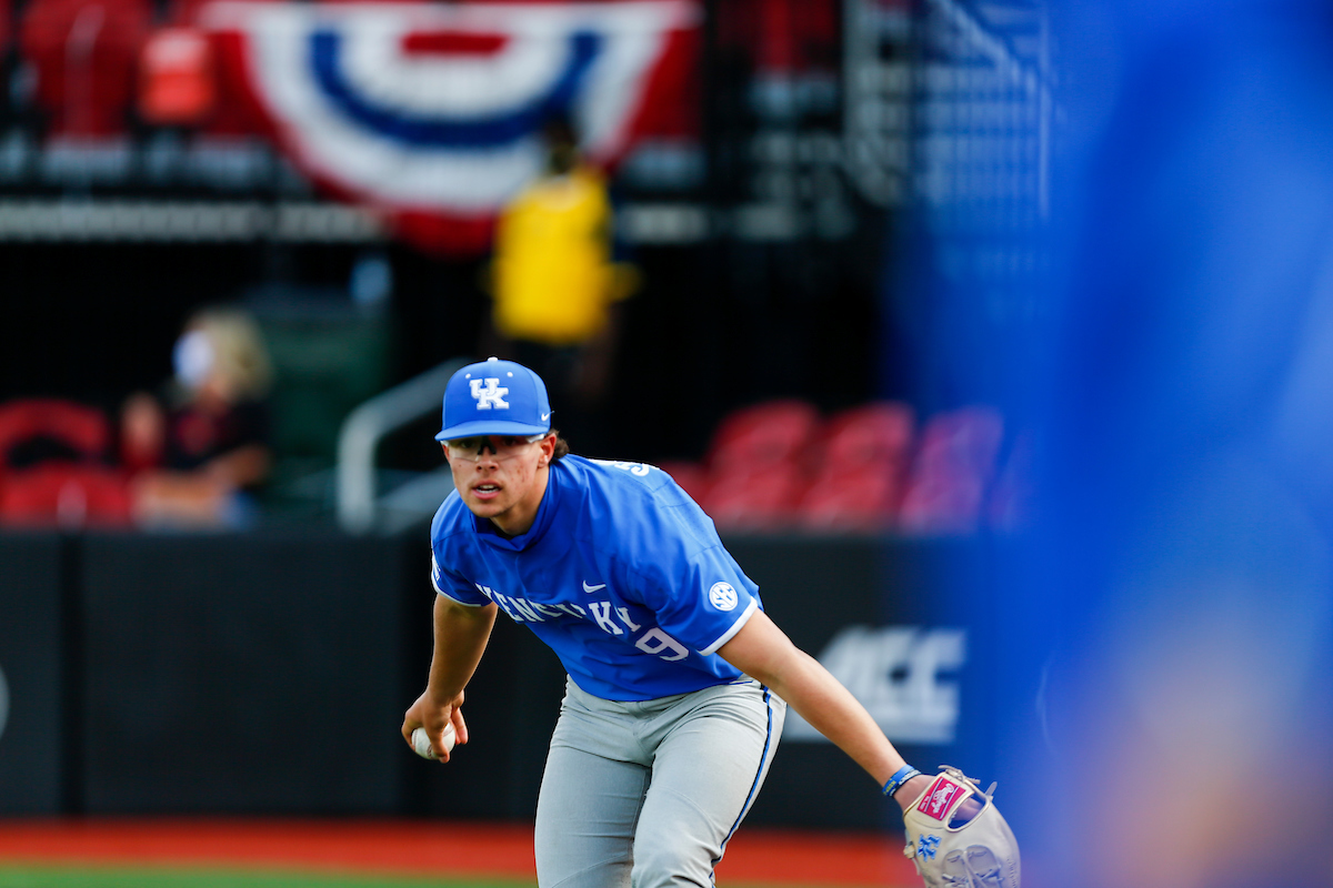 Austin Strickland. 

Kentucky beats Louisville, 11-7. 

Photo By Barry Westerman | UK Athletics