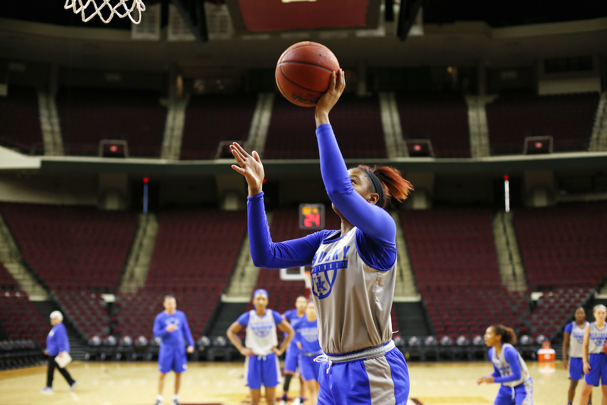 Keke Mckinney

The University of Kentucky women's basketball team practice on January 4, 2018 at Reed Arena. 

Photo by Britney Howard | UK Athletics