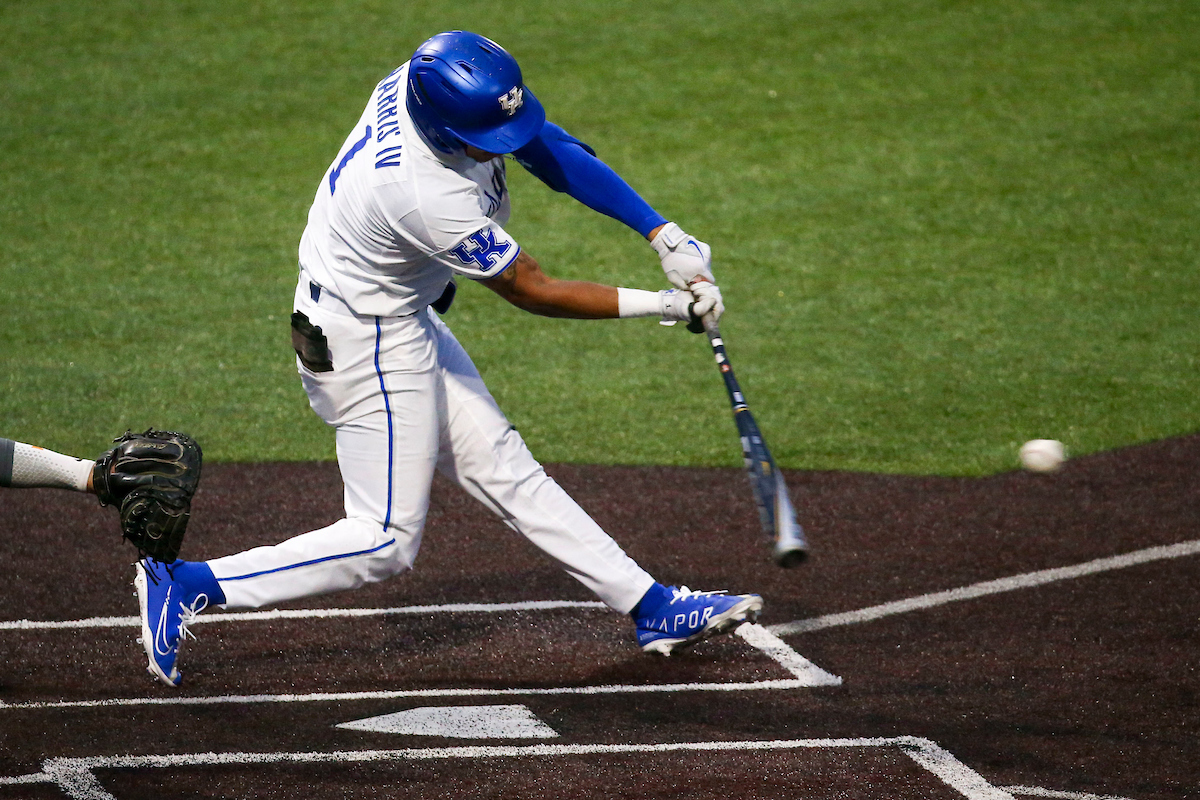 Daniel Harris IV. 

Kentucky beats Tennessee 3-2.

Photo by Sarah Caputi | UK Athletics