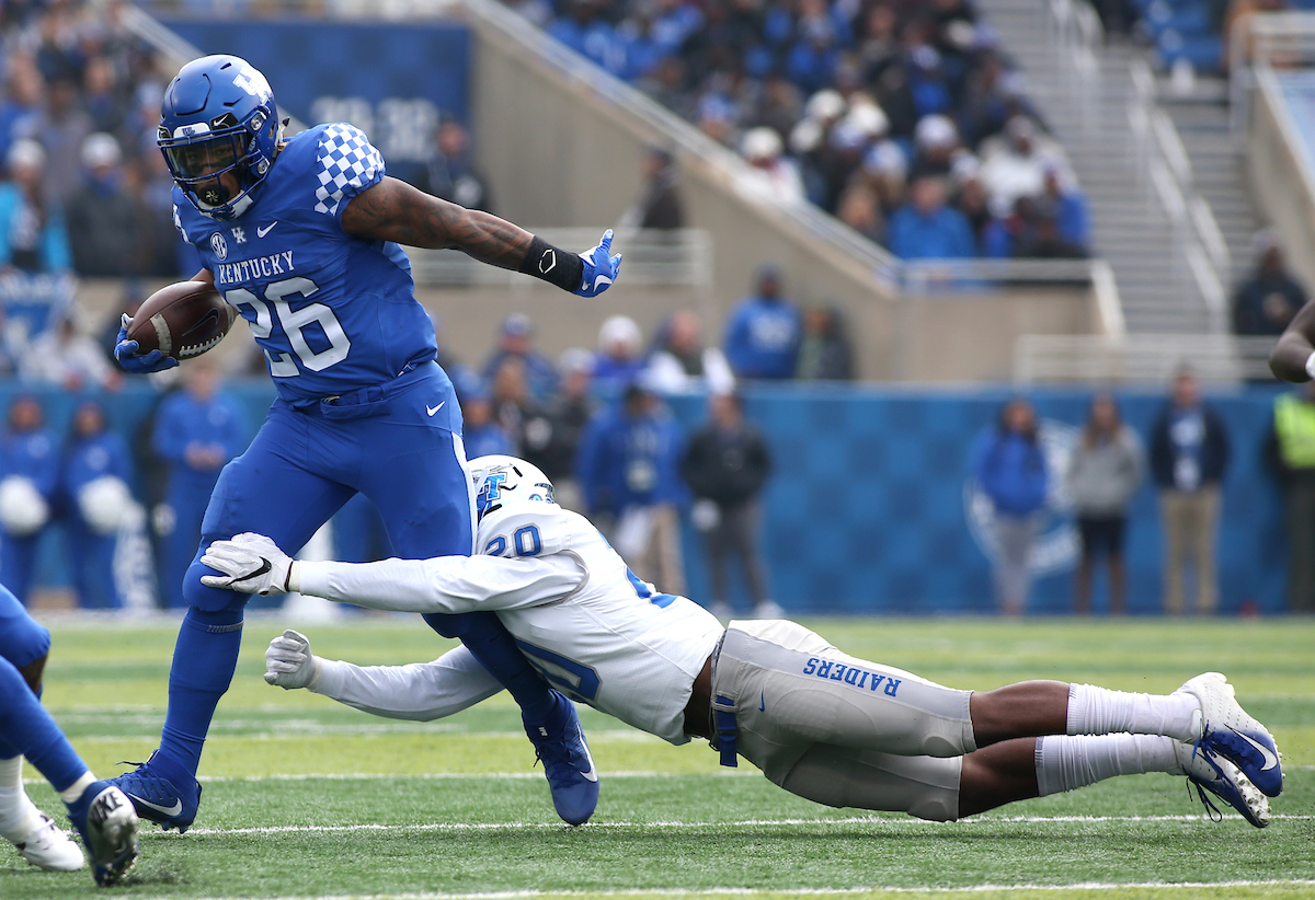 Benny Snell

UK Football beats MTSU 34-23-on Senior Day at Kroger Field.


Photo By Barry Westerman | UK Athletics