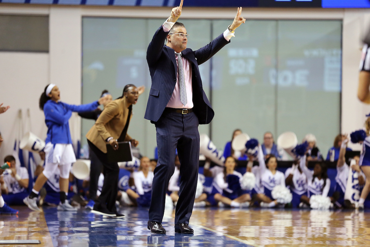 Matthew Mitchell

UK Women's Basketball beats Alabama State on Wednesday, November 7, 2018 .

Photo by Britney Howard | UK Athletics