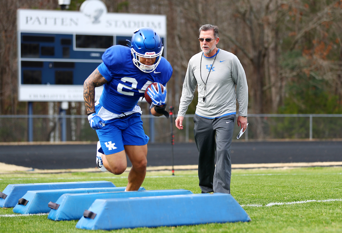 Eddie Gran, Chris Rodriguez
Belk Bowl Practice 1

Photo by Britney Howard | Staff