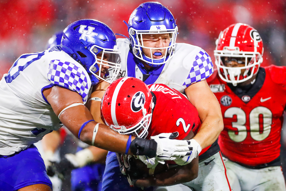 Justin Rigg.

Kentucky falls to Georgia 21-0.

Photo by Chet White | UK Athletics